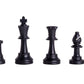 US Chess Federation Triple Weighted Chess Set - Green Quiver Bag, 21"x6", Vinyl Board, Staunton Pattern, 3.75" King, Model COMBO15-GR