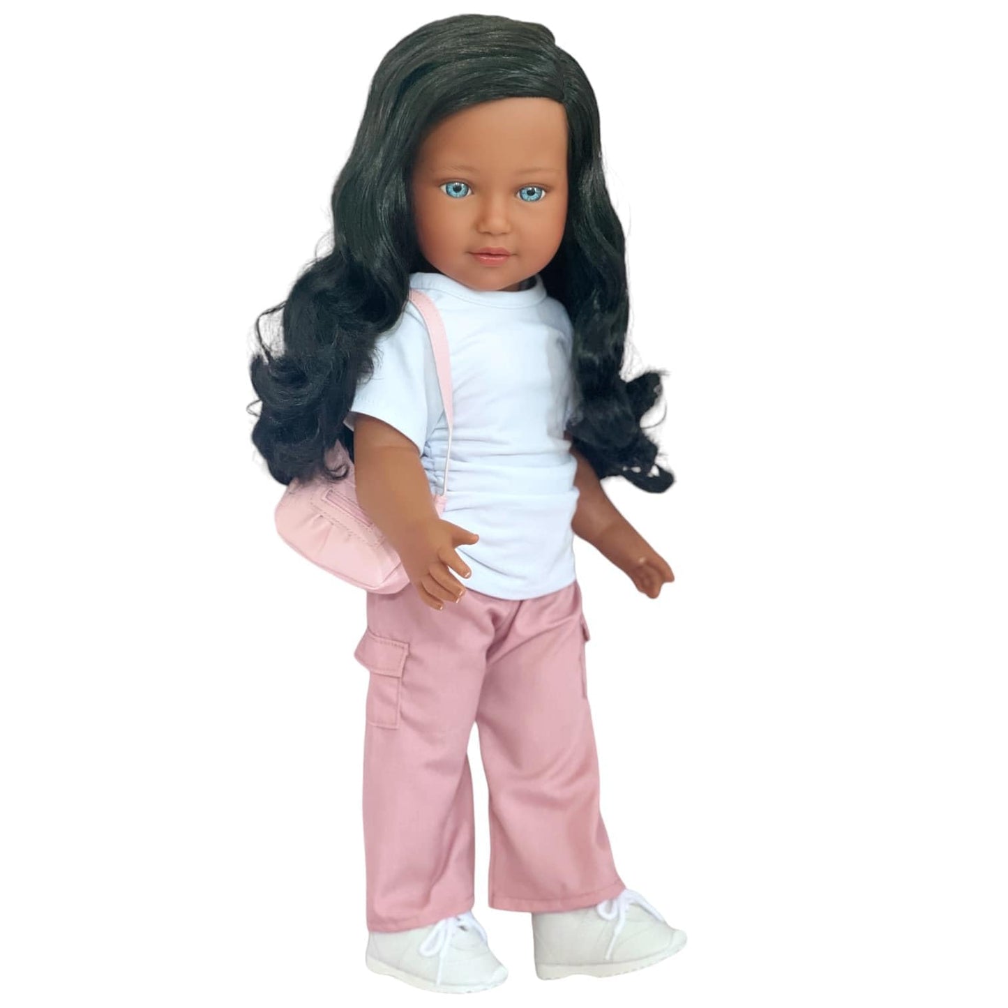 Kennedy and Friends 18 Inch Fashion Dolls- Tilt and Pose Feature and All Vinyl (F02-Amra)