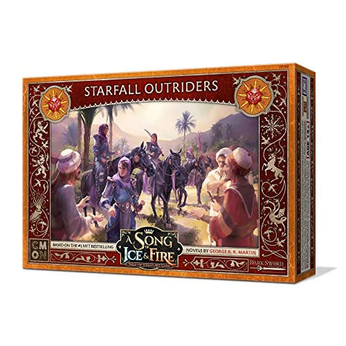 Cmon A Song Of Ice And Fire Tabletop Miniatures Game Sand Starfall Outriders Unit Box - Swift Cavalry Of The Dornish Sands, Stra