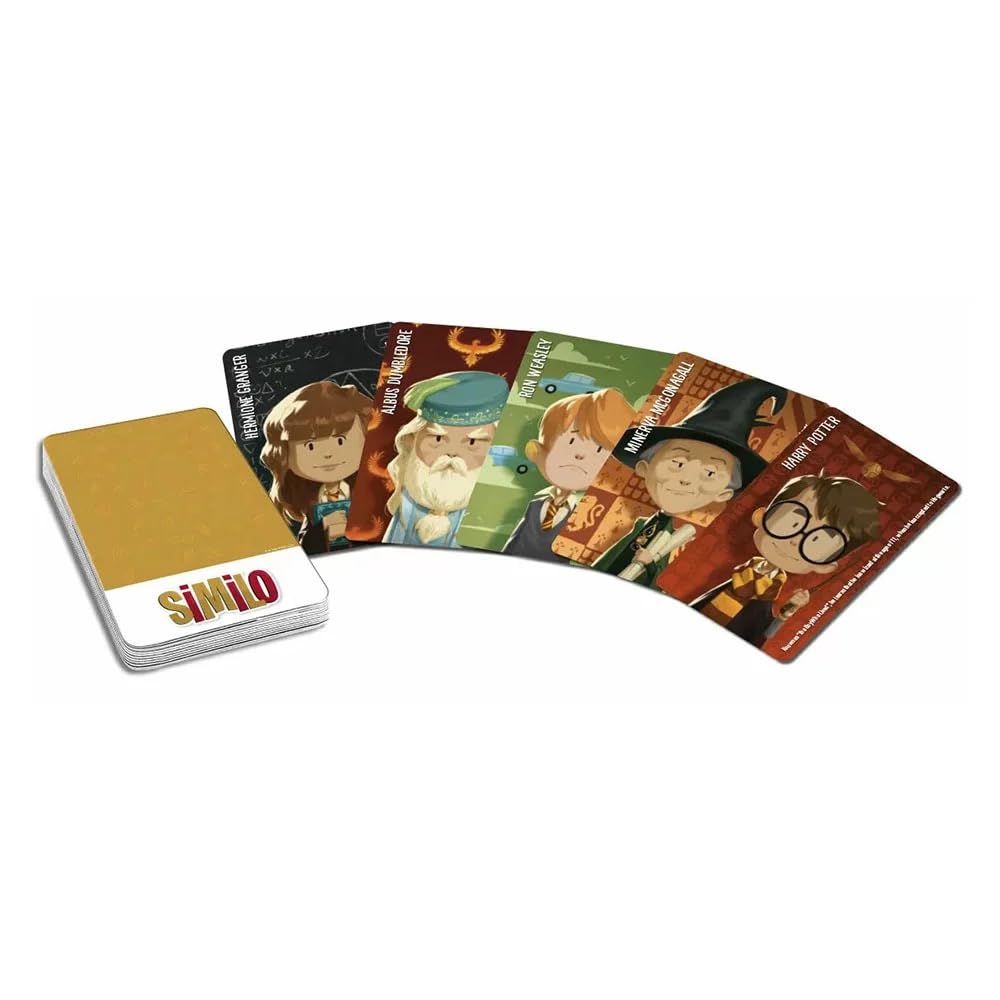 Horrible Guild Similo Harry Potter Card Game - 2-8 Players, Ages 8+, Fast-Playing, Multicolor, Model HG095, Cardstock