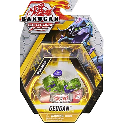 Bakugan Geogan Rising 2021 Diamond Montrapod 2-Inch Core Collectible Figure And Trading Cards
