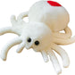 Joson 10 Inch Halloween Cartoon Spider Plush Toy, Cute Spider Plush Toy, Boys Girls Bedroom Party Decoration (White)