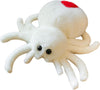 Joson 10 Inch Halloween Cartoon Spider Plush Toy, Cute Spider Plush Toy, Boys Girls Bedroom Party Decoration (White)