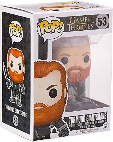 Funko Pop Game of Thrones Tormund Vinyl Figure - 3.75 inches, Multicolor, Model 12217