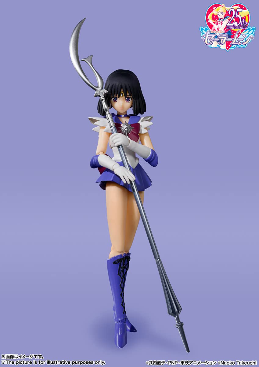 Tamashii Nations - Pretty Guardian Sailor Moon S - Sailor Saturn -Animation Color Edition, Bandai Spirits S.H.Figuarts Action Figure