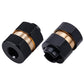 4pcs Brass Wheel Hex Extended Adapter Upgrades for Axial SCX24 90081 1/24 RC Crawler Car, with Locknuts and Cross Wrench