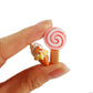Nwfashion 112Pcs Miniature Decor Dessert Pastry Toy Food Cake Topper Scrapbooking Shoe Decoration Charms (Mix)