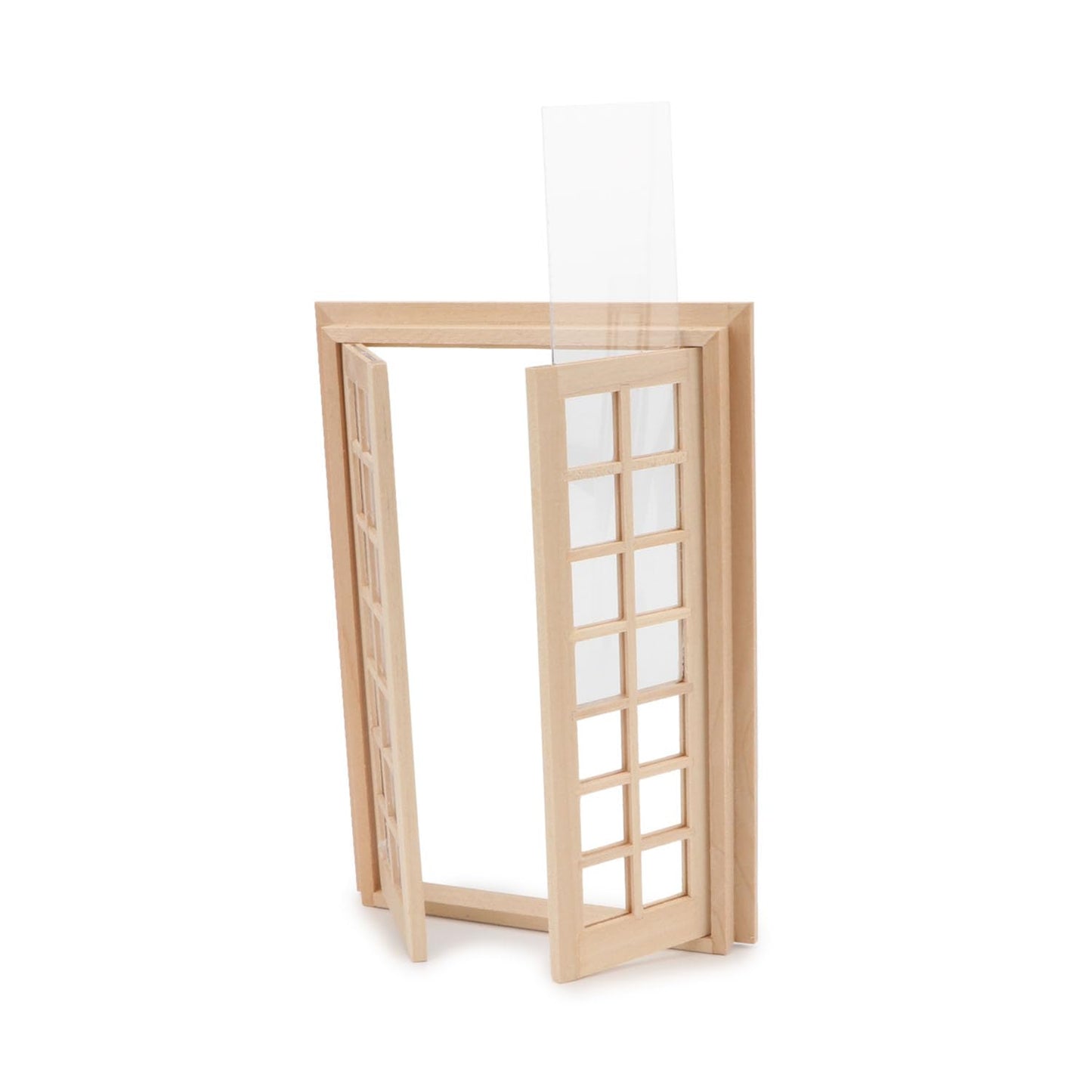 Dollhouse Accessories Miniature Windows 1: 12 Scale Furniture Window Frame Model 28 Panes Dollhouse Decoration Fiary Window Diy