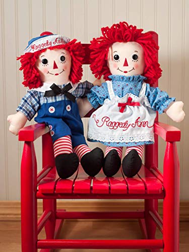 Aurora Bundle Of 2 Dolls - 12'' Raggedy Ann & Raggedy Andy