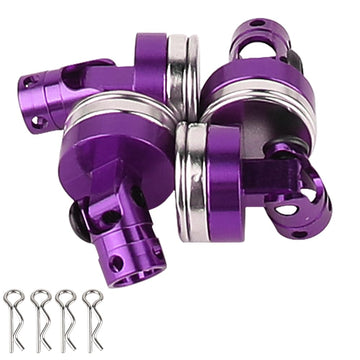 Pothyes 4Pcs Rc Magnetic Body Post With Clips,Alloy Magnetic Stealth Invisible Body Shell Mount Column Compatible With Hsp Redca