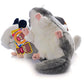Cute Rabbit 12 Inch Chinchilla Plush Toy Stuffed Animal Toy Plush Animal Doll (White)