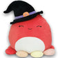 Squishmallow Official Kellytoy Halloween Squishy Soft Plush Toy Animals (Detra Witch Octopus, 8 Inch)