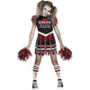 Fun World Funworld Kids' Zombie Fearleader Costume, Medium 8-10, Red