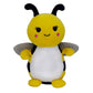 PLUSHOLOGY Squishy Bumblebee Stuffed Animal; Ultra Soft and Cuddly Plush Toy for Kids 3 Years Old to mature-themeds; Child-Safe Embroidered Eyes adds a Unique Aesthetic; (6 Tall)