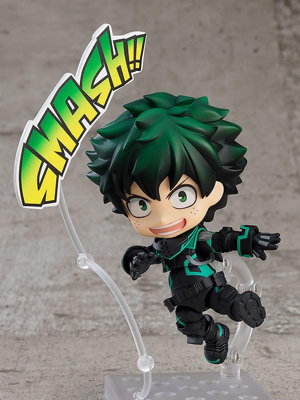 Good Smile My Hero Academia: Izuku Midoriya (Stealth Suit Ver.) Nendoroid Action Figure,Multicolor