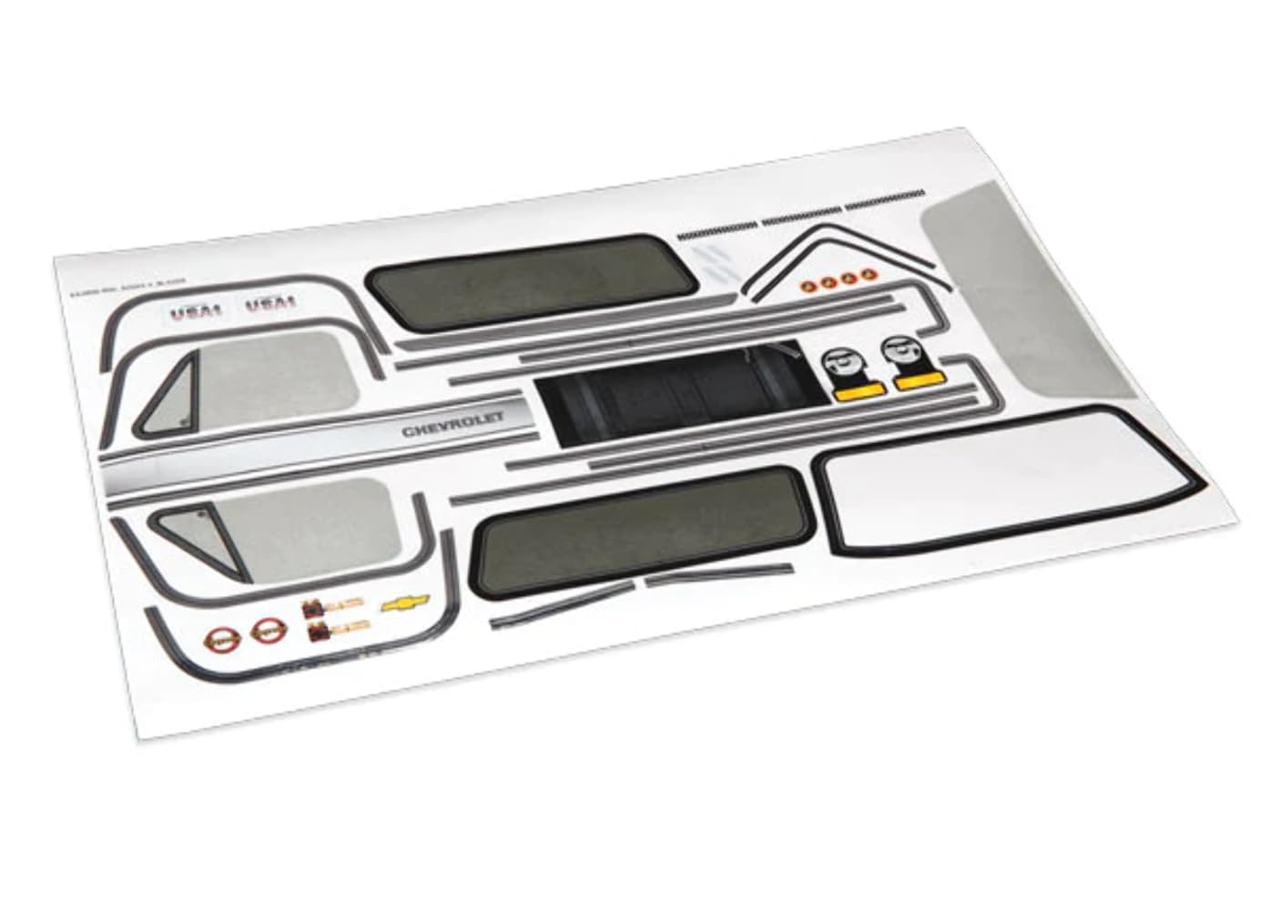 Traxxas TRA8131 Decal Sheet, Chevrolet Blazer (1979)