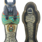 Ytc Egyptian Anubis Coffin With Mummy Decorative Figurine Statue