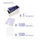 200Ct Toploaders And Card Sleeves,Card Protectors Hard Plastic, 3 X 4 Regular Fit For Trading Card,Baseball Card, Sports Cards (