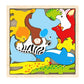 Wooden Cartoon Animal Puzzle MultiColor  Jungle Theme