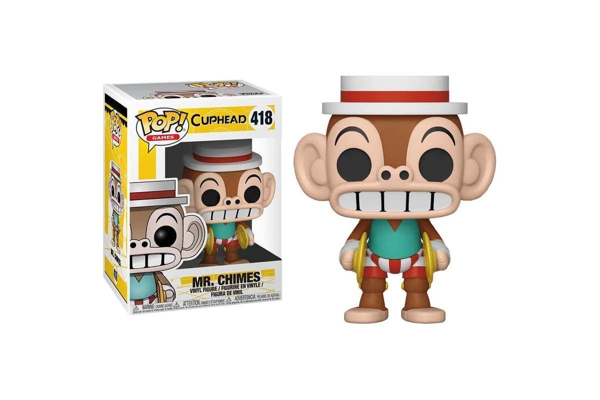 Pop Funko Cuphead Mr. Chimes Exclusive Vinyl Figure