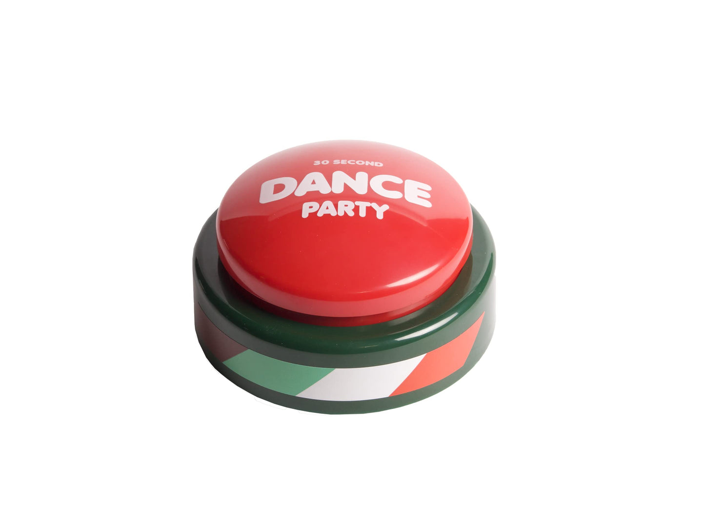 30 Second Dance Party - The Holiday Button | Dance Party Button With Music | Gag Gifts | Office Toys, Stocking Stuffer