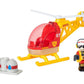 BRIO World - 33797 Firefighter Helicopter | 3 Piece Helicopter Toy for Kids Ages 3 and Up