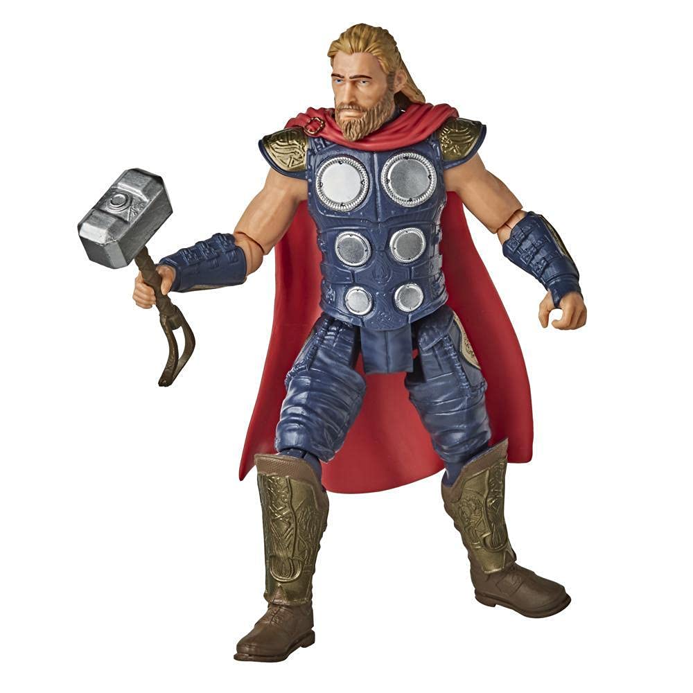 Hasbro Marvel Gamerverse 6-inch Thor Action Figure Toy  Iconic protective covering Skin  Ages 4 and Up