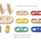 11 Piece Tegu Magnetic Floating Stacker Building Block Set, Big Top