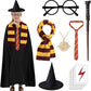 Quickhaven A Set Of Costumes, Robes With Scarves And Glasses, Costumes For Themed Parties And School Events