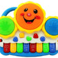 Bestie toys Baby Smiles Musical Drum Keyboard Toy with Flashing Lights Animal Sounds & Songs