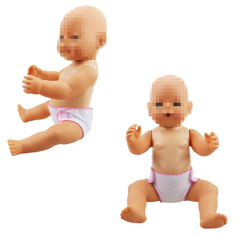 Sotogo 8 Pieces Doll Diapers Doll Underwear For 14 To 17 Inch New Born Baby Dolls And American 18 Inch Dolls Clothes And Accesso