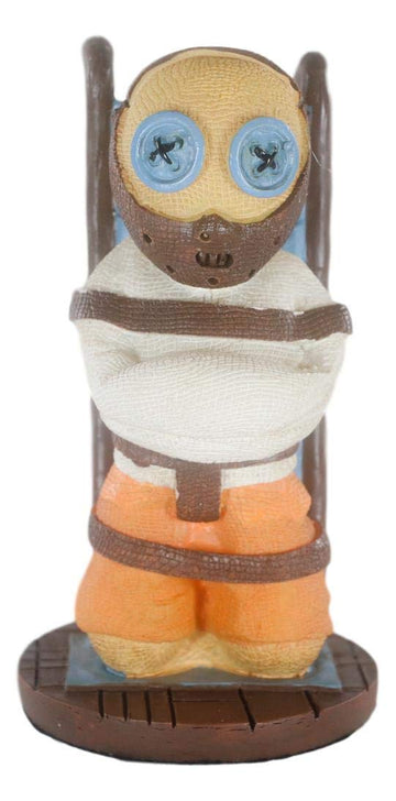 Ebros Day Of The Dead Pinheadz Monster With Voodoo Stitches Figurine Halloween Collectible Toy Statue Fantasy Mythical Beings Undead Apocalypse Horror Icon (Dr Hannibal Lecter)