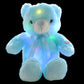 Sofipal Led Teddy Bears Stuffed Animals, Cute Glow Bear Plush Toys Creative Colorful Luminous Light Up Doll Gifts For Bedroom, Kids, Baby, Valentine,Blue,18 Inch