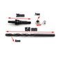 #45 Steel Shock Standoff Set Upgrade Parts for 1/7 Arrma 6S Big Rock Felony Fireteam Infraction Mojave 6S,1/8 Kraton Notorious O
