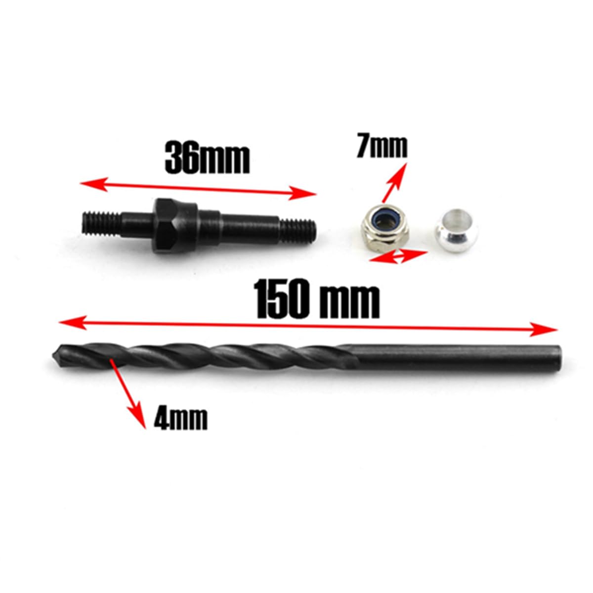 #45 Steel Shock Standoff Set Upgrade Parts for 1/7 Arrma 6S Big Rock Felony Fireteam Infraction Mojave 6S,1/8 Kraton Notorious O