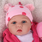 Charex Reborn Baby Dolls - 22 Inches Realistic Newborn Soft Vinyl Baby Dolls Toy For Kids Age 3+