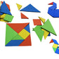 THE LABWORLD Tangram Puzzle Set, 28 Pieces,Colourful, Soft, Pattern Shapes Forming Toy for Kids & Adults