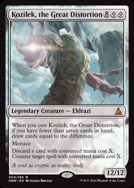 Magic The Gathering - Kozilek  The Great Distortion (004/184) - Oath of The Gatewatch