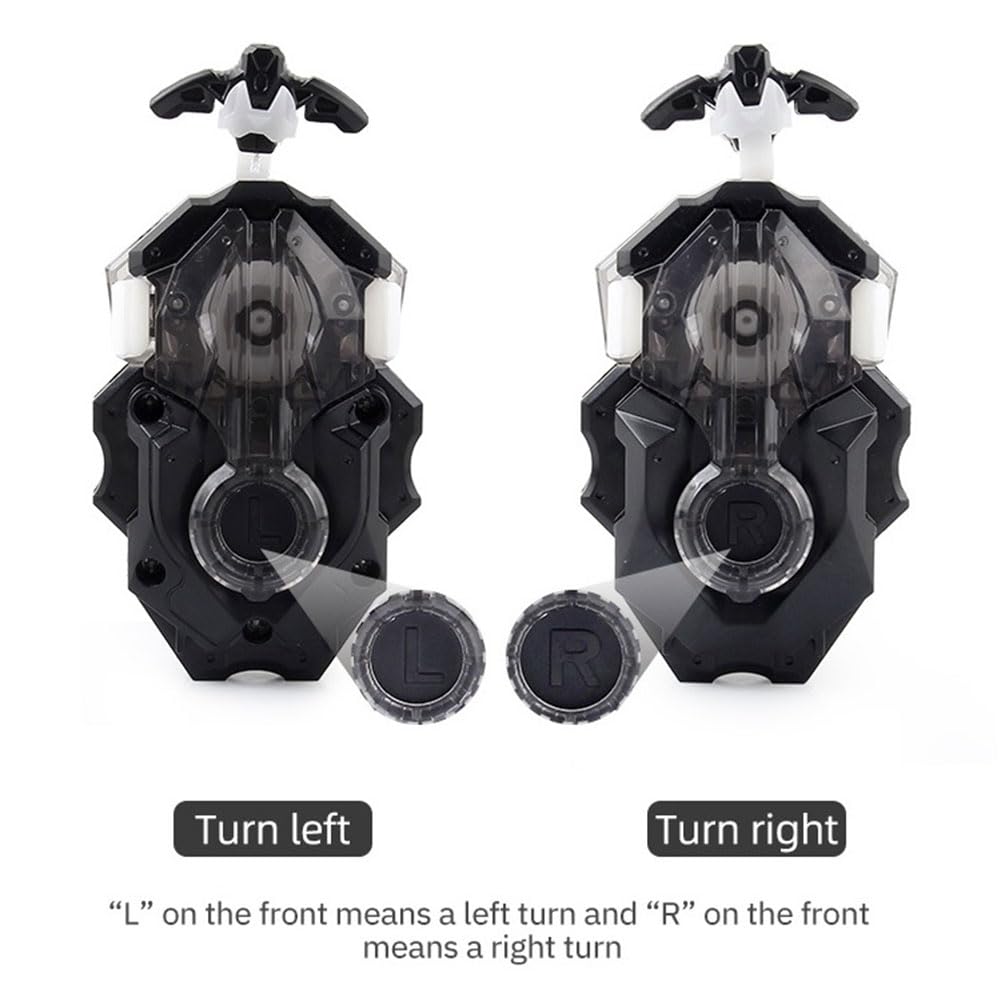 Bey Battling Burst Launcher and Grip  B-184 Left and Right Spin String Launcher Grip DB Layer System Compatible with All Bey Burst Series - Black