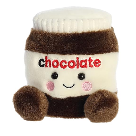 Aurora® Palm Pals™ Silky Chocolate Spread™ Stuffed Animal - Brown, 4.5 Inches, Polyester Plush for Kids & Collectors