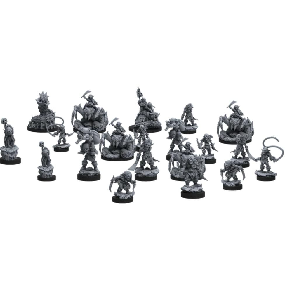 Steamforged Games Epic Encounters: Labyrinth Of The Goblin Tsar – 20 Unpainted Miniatures Compatible With Dnd Dungeons And Dragons And Other Tabletop Rpg Ttrpg Games