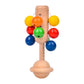 Atorse Baby Colorful Wooden Rattle Teether Toy Toy Toddler Infant Gym Pram Toy|Baby | Toys For Baby | Developmental Baby Toys