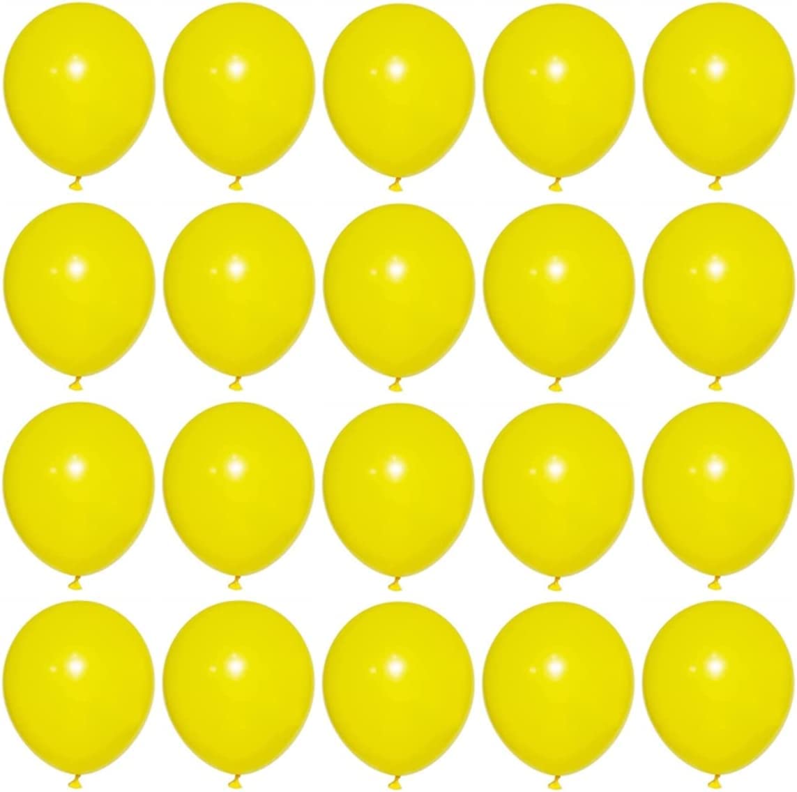 Yellow Balloons,12 Inches Yellow Balloons,100Pcs Latex Balloons For Birthday Wedding Party Baby Shower Decoration Engagement Par