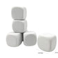 Qidiwin 2.5 Inch White EVA Foam Dices - Kids Graffiti, Building Blocks, Creative Painting, Party Supplies, 12 PCS