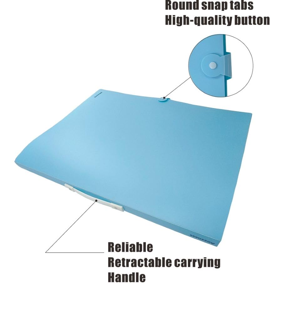 Generic Aozznest Puzzle Storage Folder Space-Saving Storage Puzzle Folder 20 Puzzles Storage Pockets Horizontal Insert Puzzles S
