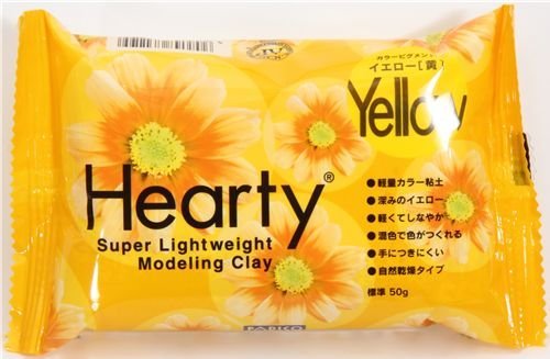 Yellow Hearty Clay Super Lightweight From Japan