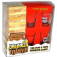 GIFTS INFINITY® Drunken Tower Game - Wooden Block Stacking Game, Fun Gift for Adults and Kids, Perfect for Parties, Color: Wood