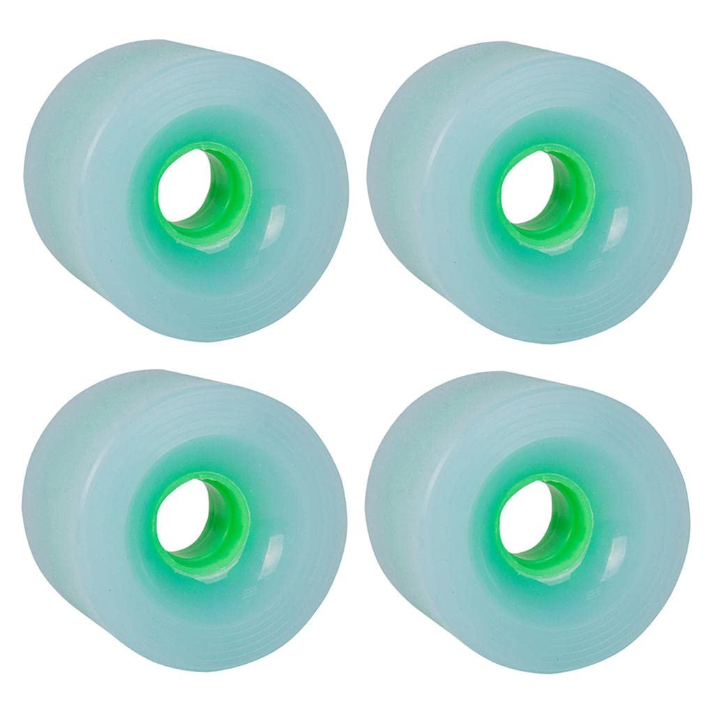 UJEAVETTE 4X 78A Skateboard Wheels Longboard Roller Maintenance Parts 70x51mm Green