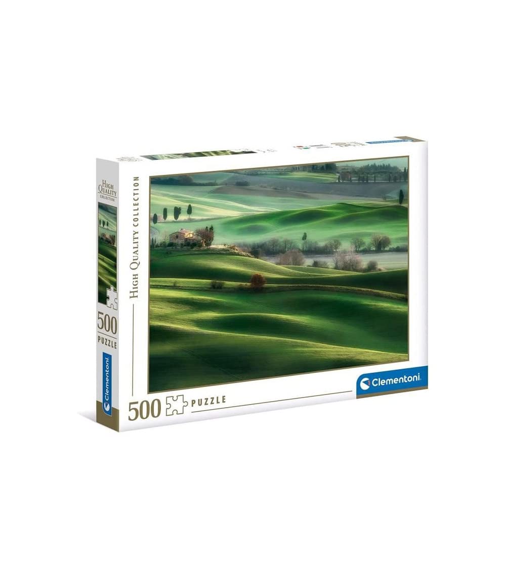 Clementoni Collection 35098, Tuscany Hills Puzzle For Children And Adults, 500 Pieces, Ages 10 Years Plus, Multi Coloured