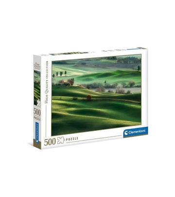 Clementoni Collection 35098, Tuscany Hills Puzzle For Children And Adults, 500 Pieces, Ages 10 Years Plus, Multi Coloured
